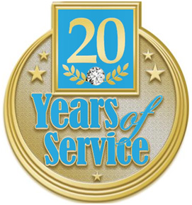 Jenec celebrating 20 years of service