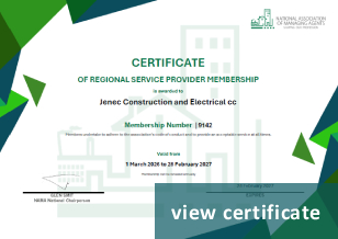 CERTIFICATE OF REGIONAL SERVICE PROVIDER MEMBERSHIP